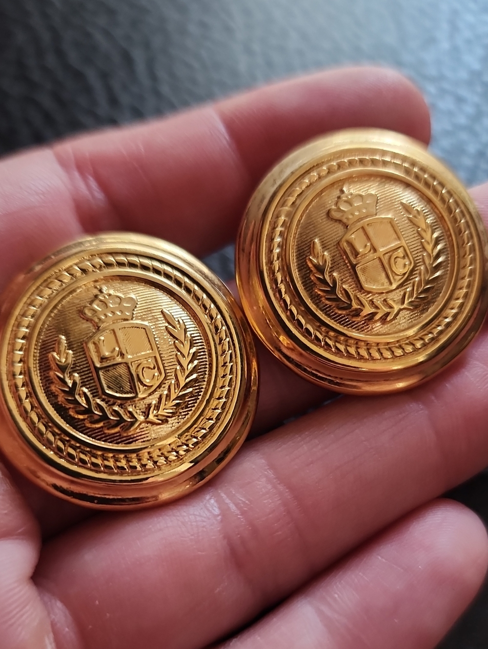 Gold Tone Liz Claiborne Earrings